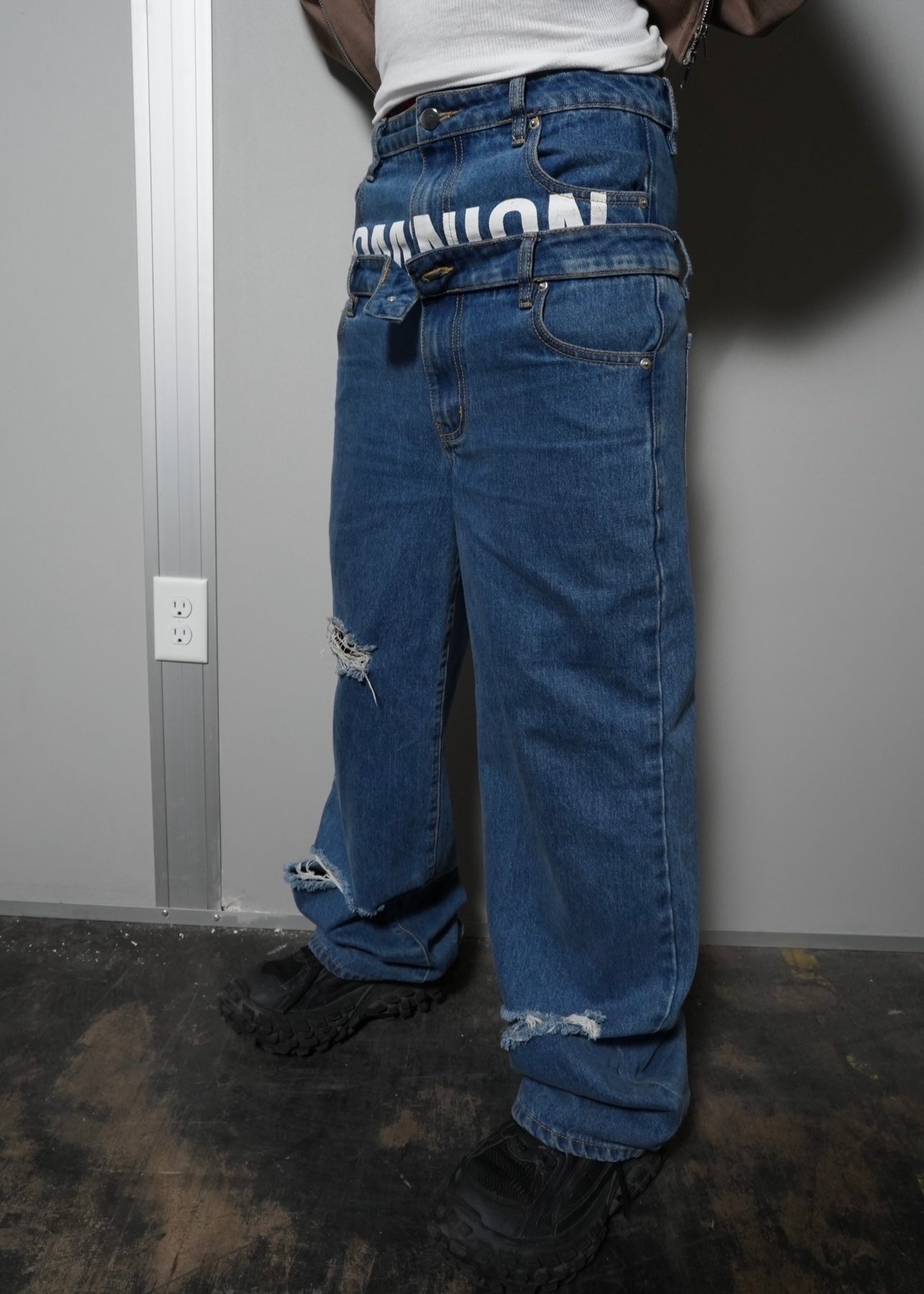 Dominion Double Waist Jeans - Dominion Runway